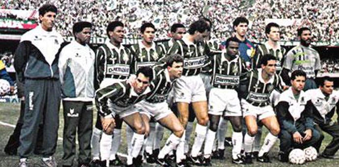Foto do time campeão paulista de 1993